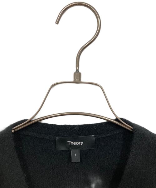theory（セオリー）theory (セオリー) カシミア混 オープンフロントカーディガン ブラック サイズ:Ｓの古着・服飾アイテム