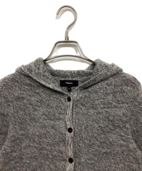 theory（セオリー）theory (セオリー) Cashmere Cozy Hoodie グレー サイズ:Sの古着・服飾アイテム