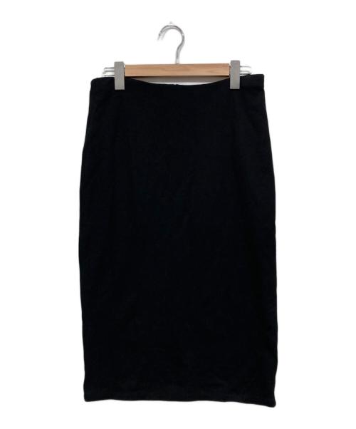 Max Mara WEEK END LINE（マックスマーラ ウイークエンドライン）Max Mara WEEK END LINE (マックスマーラ ウイークエンドライン) スウェットタイトスカート ブラック サイズ:Lの古着・服飾アイテム