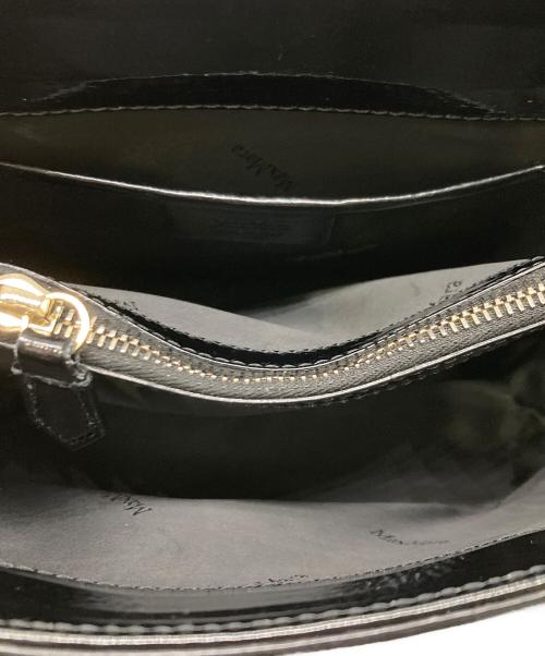 MaxMara（マックスマーラ）MaxMara (マックスマーラ) 2WAYエナメルバッグ ブラックの古着・服飾アイテム