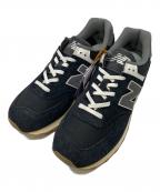 NEW BALANCEニューバランス）の古着「574/ローカットスニーカー」｜ブラック