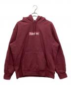SUPREMEシュプリーム）の古着「Box Logo Hooded Sweatshirt Plum」｜レッド