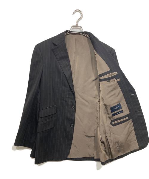 BURBERRY LONDON（バーバリーロンドン）BURBERRY LONDON (バーバリーロンドン) ロンドンストライプ3Bセットアップスーツ ブラック サイズ:42の古着・服飾アイテム