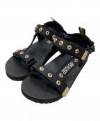 VERSACE JEANS COUTUREヴェルサーチ ジーンズクチュール）の古着「サンダル」｜ブラック