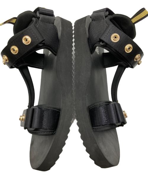 VERSACE JEANS COUTURE（ヴェルサーチ ジーンズクチュール）VERSACE JEANS COUTURE (ヴェルサーチ ジーンズクチュール) サンダル ブラック サイズ:UK9の古着・服飾アイテム