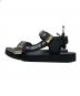 VERSACE JEANS COUTURE (ヴェルサーチ ジーンズクチュール) サンダル ブラック サイズ:UK9：8000円