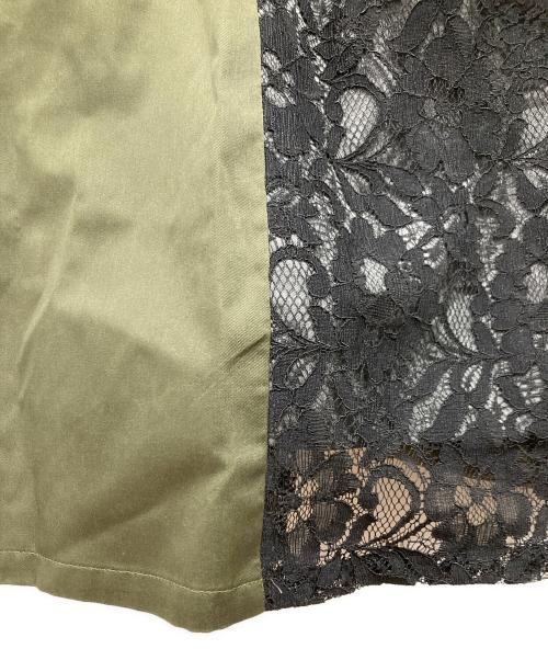 eimee law（エイミーロウ）eimee law (エイミーロウ) パネル切替ジャンパースカート グリーン サイズ:38の古着・服飾アイテム