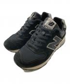 NEW BALANCEニューバランス）の古着「ローカットスニーカー」｜ブラック