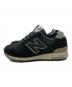 NEW BALANCE (ニューバランス) ローカットスニーカー ブラック サイズ:24㎝：8000円