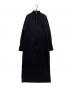 Ameri（アメリ）の古着「スウェットワンピース / UND HALF ZIP SWEAT DRESS」｜ブラック