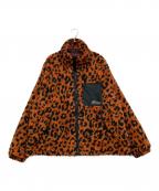 RNAアールエヌエー）の古着「キルティングジャガードフリースボアジャケット」｜ブラウン