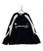 HARSH AND CRUELハーシュアンドクルーエル）の古着「ロゴスウェット」｜ブラック