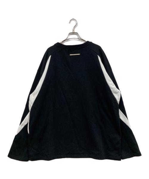 HARSH AND CRUEL（ハーシュアンドクルーエル）HARSH AND CRUEL (ハーシュアンドクルーエル) ロゴスウェット ブラック サイズ:Lの古着・服飾アイテム