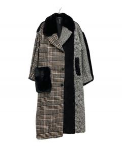 中古・古着通販】sacai (サカイ) ウールメルトンドッキングチェスター