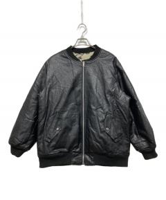 中古・古着通販】地底人 (チテイジン) リバーシブルPUレザーフリース