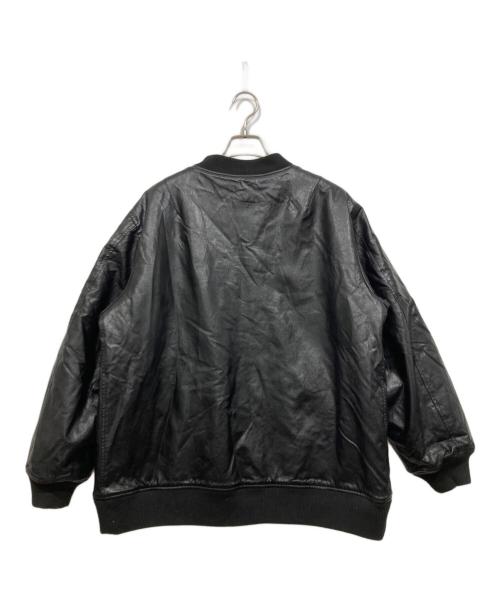 Anui（アニュイ）Anui (アニュイ) リバーシブルボアジャケット ブラック×ホワイト サイズ:R2の古着・服飾アイテム