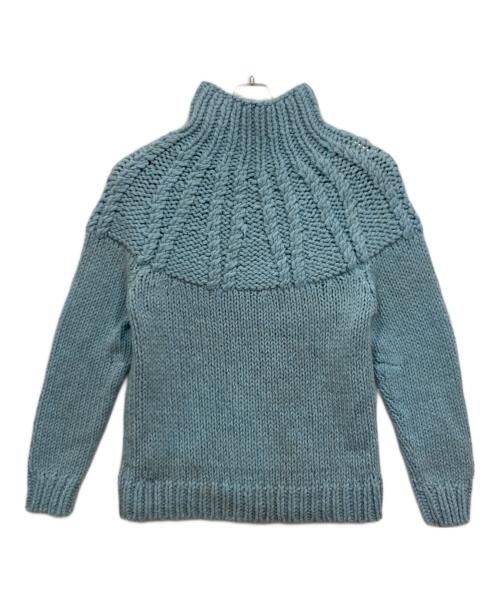 CLANE（クラネ）CLANE (クラネ) CHUNKY CABLE HAND KNIT TOPS ブルー サイズ:1の古着・服飾アイテム