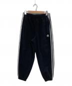adidasアディダス）の古着「フリーススウェットパンツ」｜ブラック