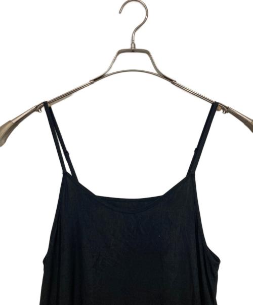 Loungedress（ラウンジドレス）Loungedress (ラウンジドレス) サテンティアードキャミワンピース ブラック サイズ:freeの古着・服飾アイテム