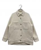 MUSE de Deuxieme Classeミューズ ドゥーズィエム クラス）の古着「ツイードジャケット」｜ホワイト