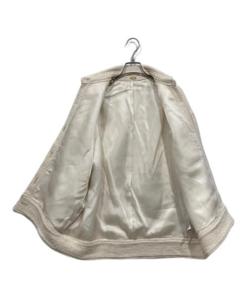 MUSE de Deuxieme Classe（ミューズ ドゥーズィエム クラス）MUSE de Deuxieme Classe (ミューズ ドゥーズィエム クラス) ツイードジャケット ホワイト サイズ:Freeの古着・服飾アイテム