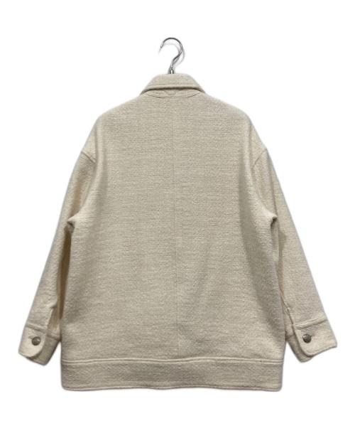 MUSE de Deuxieme Classe（ミューズ ドゥーズィエム クラス）MUSE de Deuxieme Classe (ミューズ ドゥーズィエム クラス) ツイードジャケット ホワイト サイズ:Freeの古着・服飾アイテム