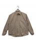 AURALEE（オーラリー）の古着「WASHED FINX TWILL BIG SHIRTS」｜ベージュ