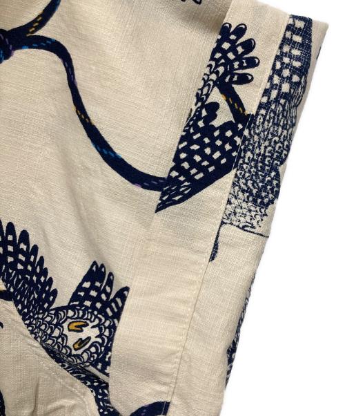 pataloha（パタロハ）pataloha (パタロハ) 鷹柄半袖シャツ ベージュ サイズ:XXLの古着・服飾アイテム