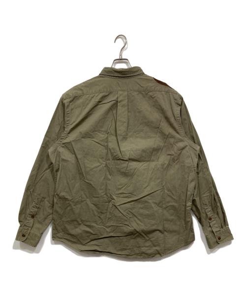 POLO RALPH LAUREN（ポロ・ラルフローレン）POLO RALPH LAUREN (ポロ・ラルフローレン) ショルダーパッチシャツ オリーブ サイズ:XXLの古着・服飾アイテム