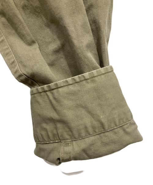 POLO RALPH LAUREN（ポロ・ラルフローレン）POLO RALPH LAUREN (ポロ・ラルフローレン) ショルダーパッチシャツ オリーブ サイズ:XXLの古着・服飾アイテム