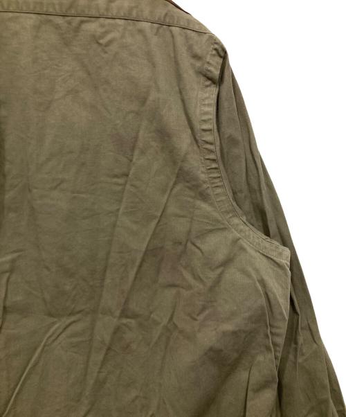 POLO RALPH LAUREN（ポロ・ラルフローレン）POLO RALPH LAUREN (ポロ・ラルフローレン) ショルダーパッチシャツ オリーブ サイズ:XXLの古着・服飾アイテム