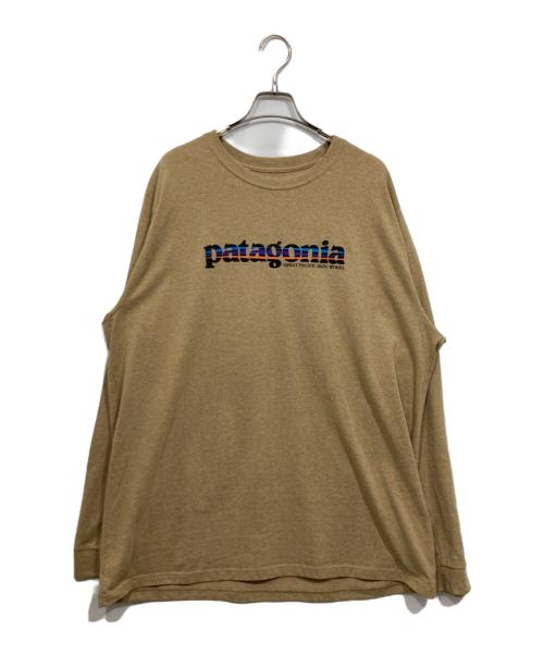Patagonia（パタゴニア）Patagonia (パタゴニア) ロングスリーブカットソー ベージュ サイズ:XXLの古着・服飾アイテム
