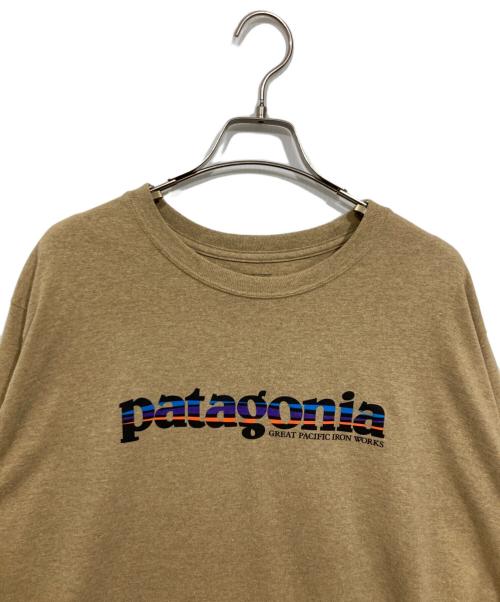Patagonia（パタゴニア）Patagonia (パタゴニア) ロングスリーブカットソー ベージュ サイズ:XXLの古着・服飾アイテム
