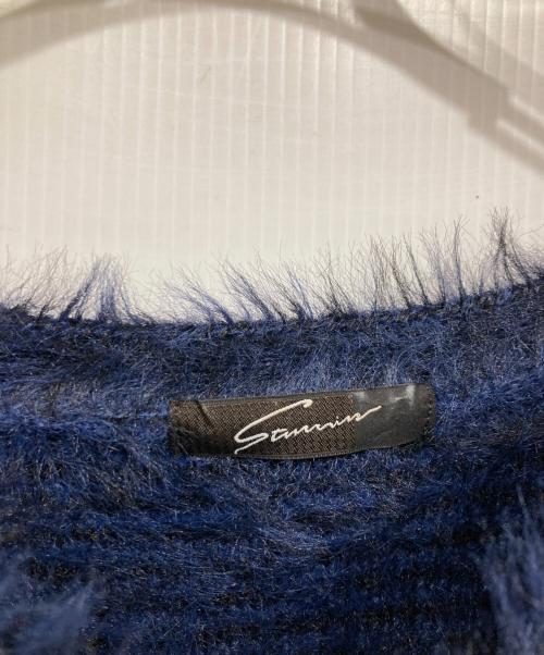 STUNNING LURE（スタニングルアー）STUNNING LURE (スタニングルアー) 厚手ニット ネイビー サイズ:Mの古着・服飾アイテム
