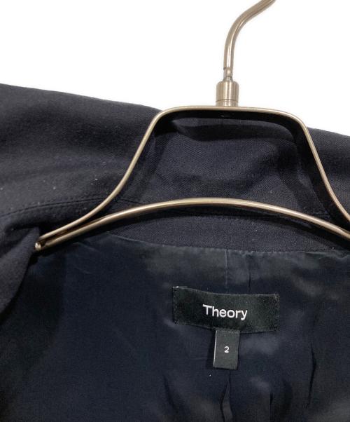 theory（セオリー）theory (セオリー) SLEEK FLANNEL BOXY DB JKT ネイビー サイズ:2の古着・服飾アイテム