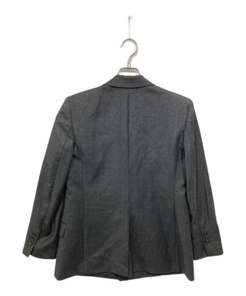 theory（セオリー）theory (セオリー) SLEEK FLANNEL BOXY DB JKT/ウールダブルジャケット グレー サイズ:2の古着・服飾アイテム