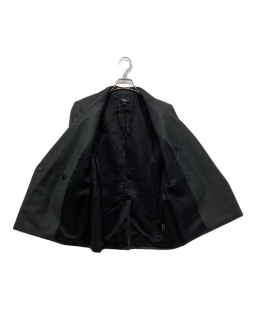 theory（セオリー）theory (セオリー) SLEEK FLANNEL BOXY DB JKT/ウールダブルジャケット グレー サイズ:2の古着・服飾アイテム