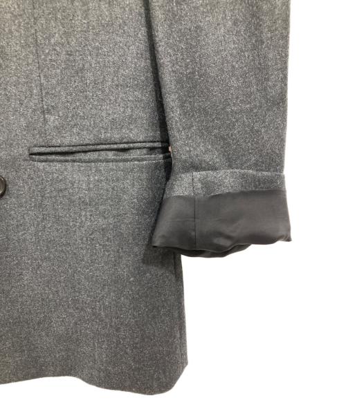 theory（セオリー）theory (セオリー) SLEEK FLANNEL BOXY DB JKT/ウールダブルジャケット グレー サイズ:2の古着・服飾アイテム