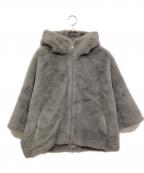 MY WHITEマイ ホワイト）の古着「別注 GREY ファーブルゾン」｜グレー