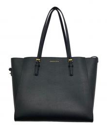 CHARLES & KEITH（チャールズアンドキース）の古着「クラッシックダブルハンドルトートバッグ」｜ブラック