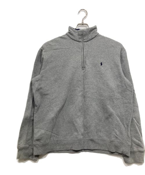 POLO GOLF（ポロ ゴルフ）POLO GOLF (ポロ ゴルフ) ハーフジップスウェット グレー サイズ:Lの古着・服飾アイテム