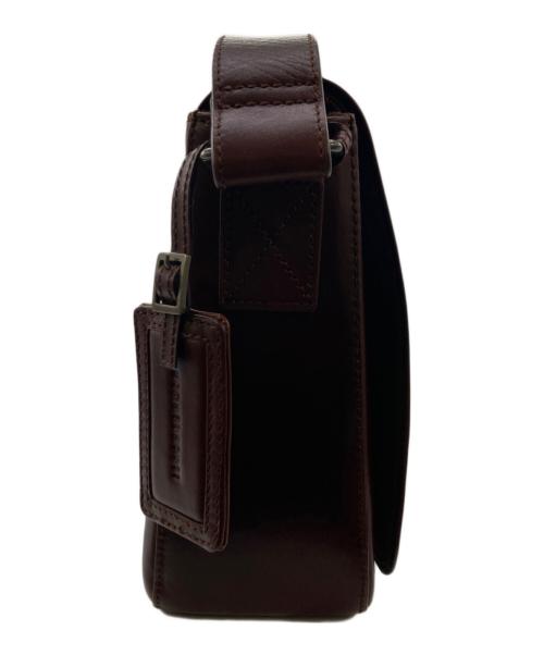 MOTHERHOUSE（マザーハウス）MOTHERHOUSE (マザーハウス) アンティーク B5 ショルダーバッグ ブラウンの古着・服飾アイテム