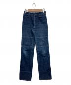 Burberry'sバーバリー）の古着「裏ノバチェックデニムパンツ」｜インディゴ
