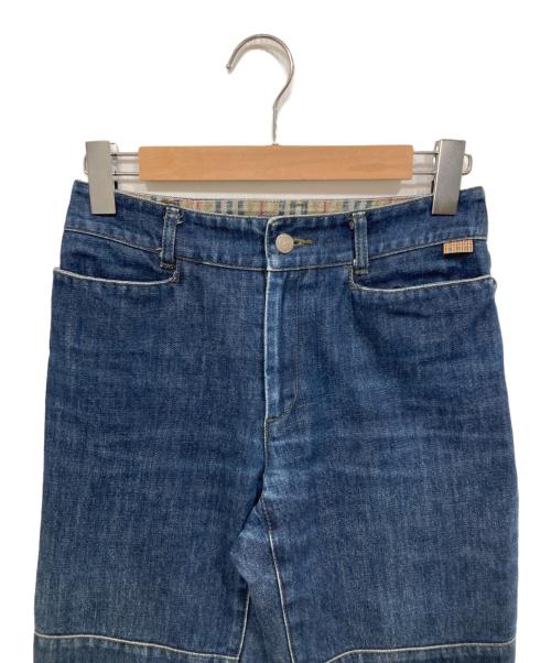 Burberry's（バーバリー）Burberry's (バーバリー) 裏ノバチェックデニムパンツ インディゴ サイズ:38の古着・服飾アイテム