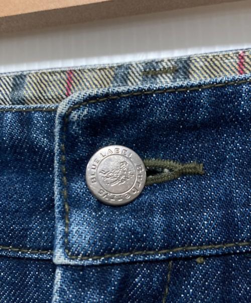 Burberry's（バーバリー）Burberry's (バーバリー) 裏ノバチェックデニムパンツ インディゴ サイズ:38の古着・服飾アイテム