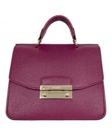 FURLA（フルラ）の古着「チェーンショルダーバッグ」｜パープル