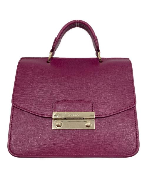 FURLA（フルラ）FURLA (フルラ) チェーンショルダーバッグ パープルの古着・服飾アイテム