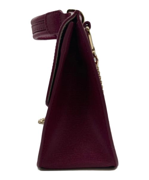 FURLA（フルラ）FURLA (フルラ) チェーンショルダーバッグ パープルの古着・服飾アイテム