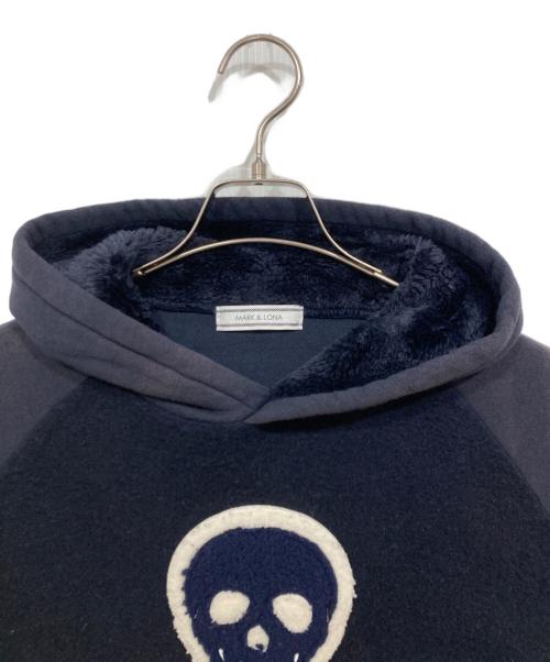 MARK&LONA（マークアンドロナ）MARK&LONA (マークアンドロナ) 裏起毛パーカー ネイビー サイズ:Lの古着・服飾アイテム