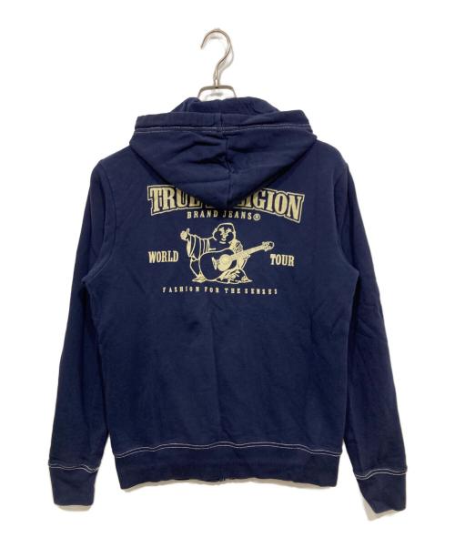 TRUE RELIGION（トゥルー レリジョン）TRUE RELIGION (トゥルー レリジョン) ジップパーカー ネイビー サイズ:Mの古着・服飾アイテム